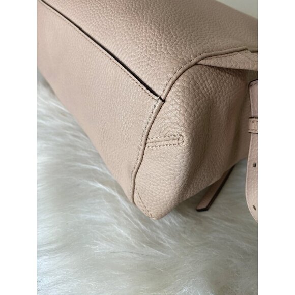 MICHAEL KORS BACKPACK DAYPACK RILEY LEATHER PINK WOMEN